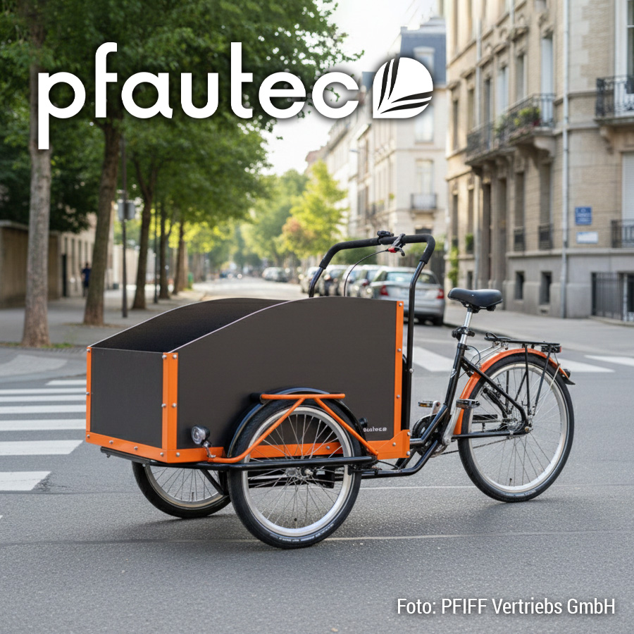 Veedels Rad in Köln Merheim verkauft Lastenfahrräder und Dreiräder von Pfautec